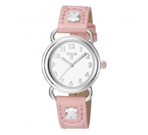 RELOJ TOUS NIÑA 500350180 CORREA PIEL ROSA