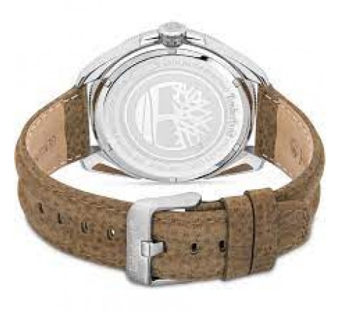 RELOJ CABALLEO TIMBERLAND ACERO Y CORREA PIEL TDWGF2200903