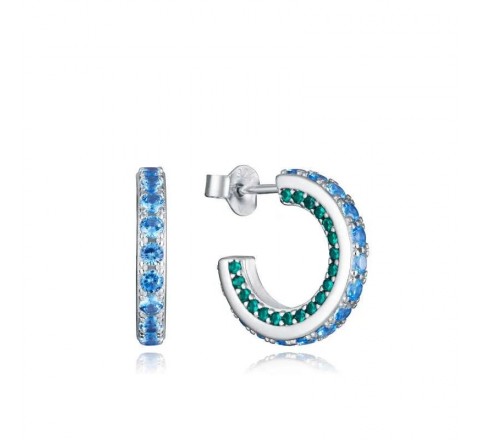 PENDIENTES VICEROY PLATA RODIADA CIRCONITAS 9127E000-39