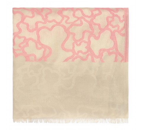 FOULARD TOUS 190X100 ARADIA JCQ BEIGE 095920263