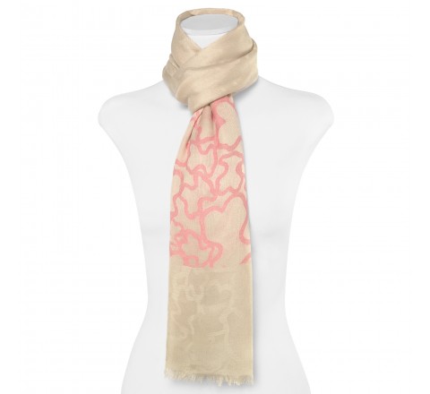 FOULARD TOUS 190X100 ARADIA JCQ BEIGE 095920263