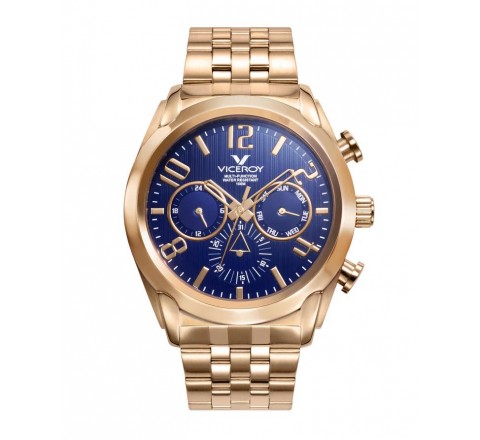 RELOJ VICEROY  MULTI ACERO IP DORADO 471195-97