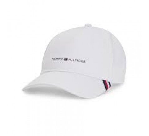 GORRA TOMMY HILFIGER BLANCA CON LOGO AM0AM08611YBR