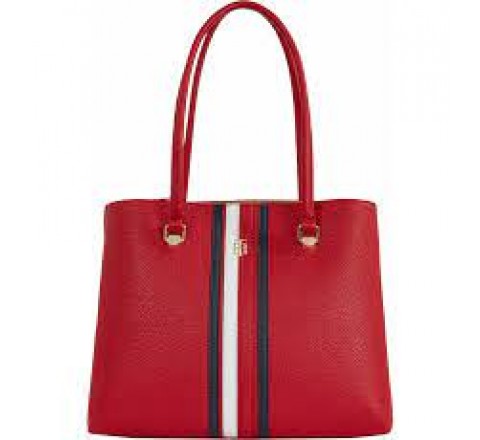 SHOPPING TOMMY HILFIGER ROJO CON LOGO AW0AW13158 XLG