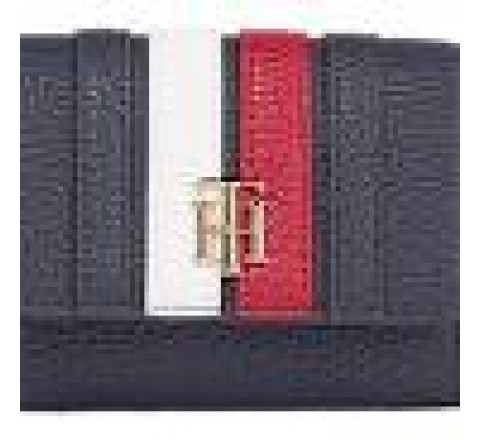 MONEDERO PEQUEÑO TOMMY HILFIGER AZUL Y LOGO AW0AW13626DW6