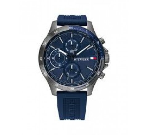 RELOJ CABALLERO 1791721.TOMMY.HILFIGER.46MM. COLOR AZUL