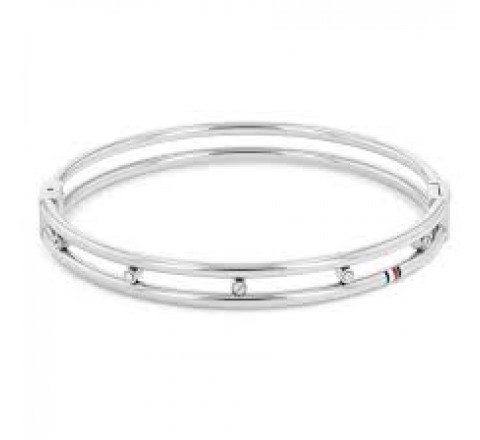 PULSERA TOMMY HILFIGER ACERO RIGIDA CIRCONITAS 2780610