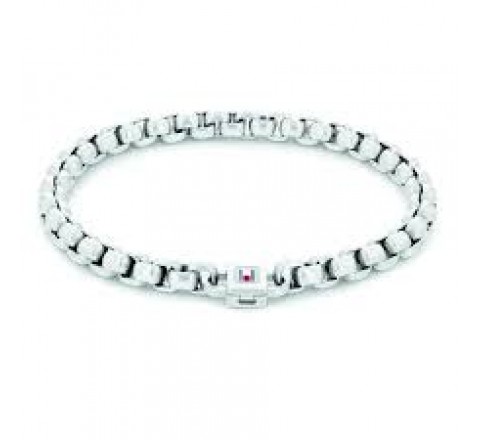 PULSERA TOMMY HILFIGER ACERO CADENA CIERRE LOGO 19CM 2790367