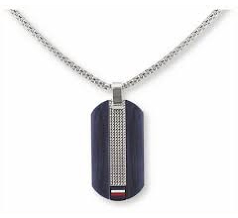 COLLAR TOMMY HILFIGER ACERO COLGANTE BICOLOR 2790317