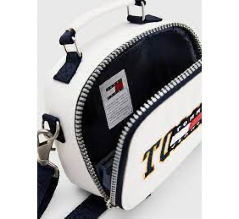 BANDOLERA TOMMY HILFIGUER JEANS BLANCO A0AW11637YBL