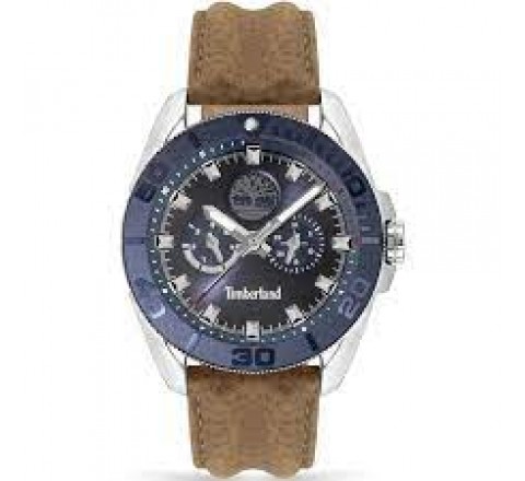 RELOJ CABALLEO TIMBERLAND ACERO Y CORREA PIEL TDWGF2200903