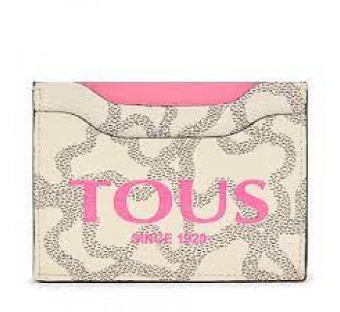 TARJETERO TOUS KAOS LEGACY BEIGE-ROSA 295900572 2001704613