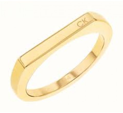 ANILLO CALVIN KLEIN SRA CHAPADO AMARILLO 35000188D