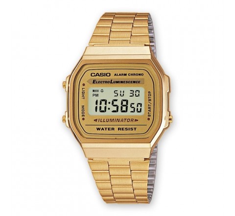 RELOJ CASIO DORADO A168WG-9EF