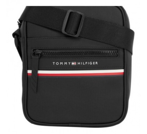 BANDOLERA CABALLERO TOMMY HILFIGER NEGRA AM0AM10297 BDS
