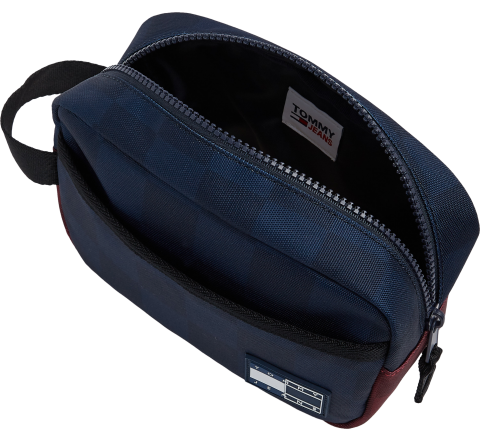 BOLSA ASEO TOMMY HILFIGER CABALLERO AZUL TELA AM0AM107420GY