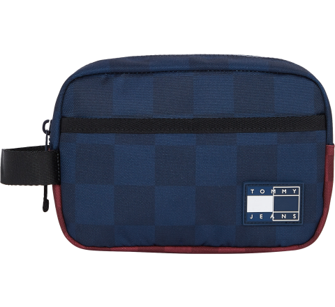 BOLSA ASEO TOMMY HILFIGER CABALLERO AZUL TELA AM0AM107420GY