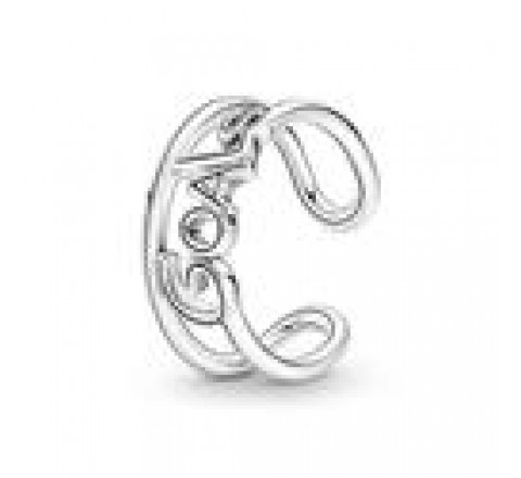 ANILLO PLATA PANDORA GOALS ABIERTO N?12 191893C00-52