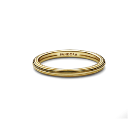 ANILLO PANDORA ME PLATA DORADA LISO N?16 169591C00-56