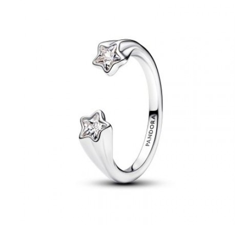 ANILLO PANDORA ABIERTO ESTRELLAS FUGACES 193582C01-54