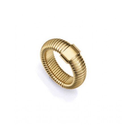 ANILLO VICEROY ACERO DORADO TUBOGAS 75393A01412