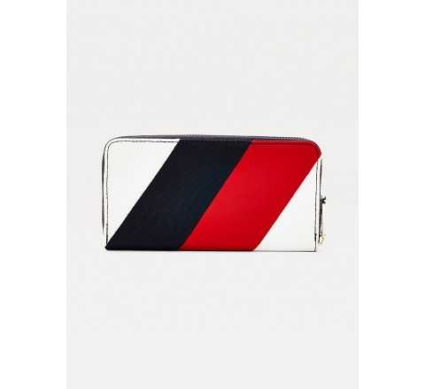 BILLETERA TOMMY HILFIGER AW0AW09542 0GY GRANDE TRES COLORES