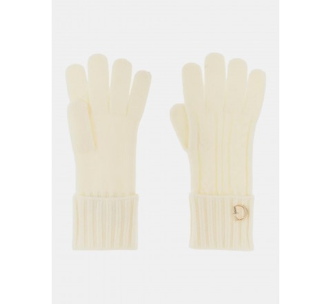 GUANTES GUESS DE PUNTO BLANCO TALLA S WHI AW5382POL02