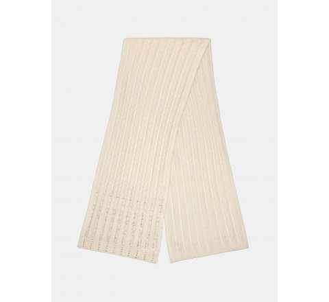 BUFANDA GUESS DE PUNTO 30X165 BLANCA WHI AW5384POL03