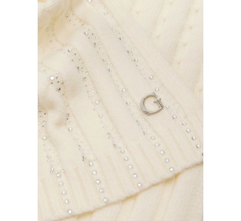 BUFANDA GUESS DE PUNTO 30X165 BLANCA WHI AW5384POL03