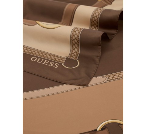 PAÑUELO GUESS CAMDEN 120X120CM PRNTED KEFIAH AW5652POL03 ESP