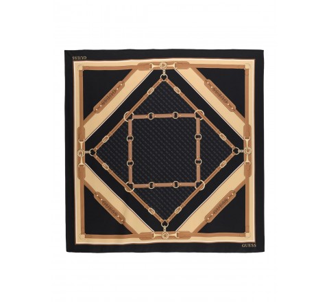 PAÑUELO GUESS FRANCES 120X120CM PRNTD KEFIAH AW5655POL03 BML