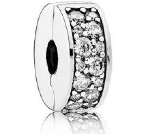 CLIP-SEPARADOR PANDORA 791817CZ PLATA CIRCONITAS BLANCAS