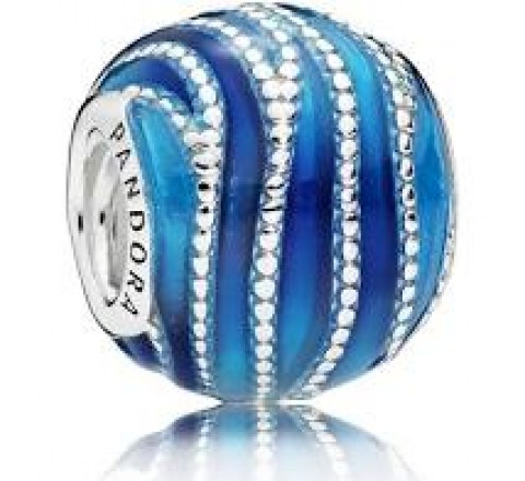 CHARMS PANDORA 797012ENMX PLATA ESMALTE VARIOS AZULES