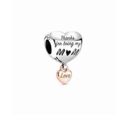 CHARMS PANDORA 788830C00 PLATA CORAZON MAMA