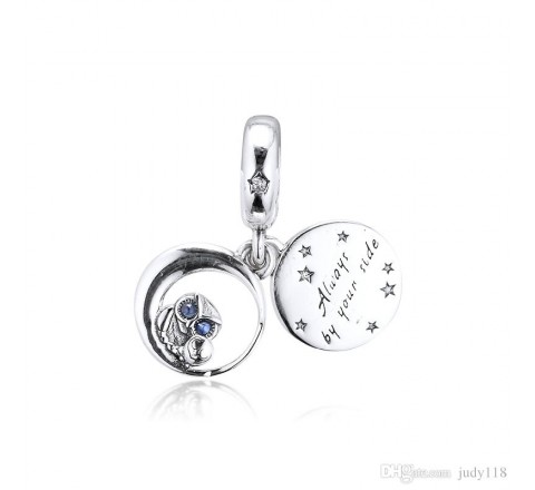 CHARMS PANDORA 798398NBCB PLATA BUHO LUNA SIEMPRE A TU LADO