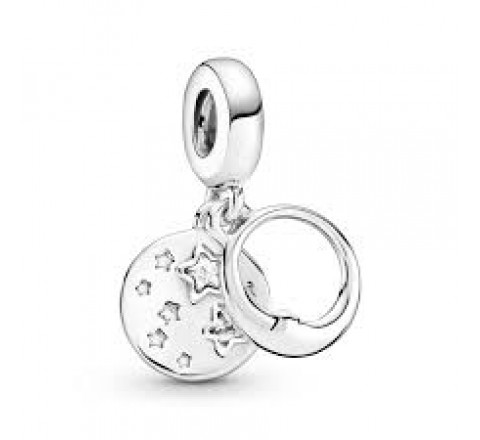 CHARMS PANDORA 799242C01 PLATA LUNA Y ESTRELLAS