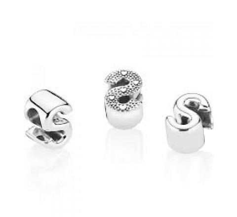 CHARMS PANDORA 797473 PLATA LETRA S