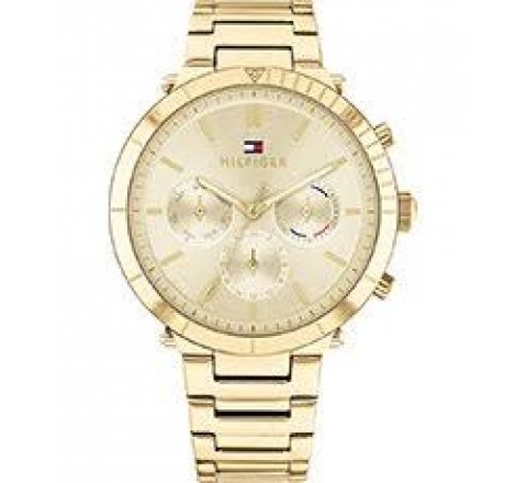 RELOJ TOMMY HILFIGER 1782350 ACERO DORADO ESFERA DORADA