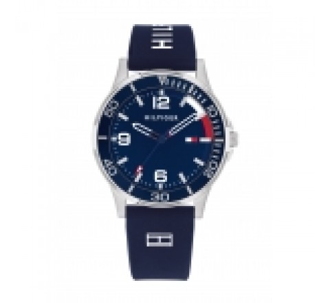 RELOJ TOMMY HILFIGER 1720016 CADETE CAUCHO AZUL CAJA ACERO