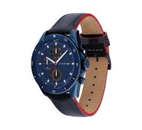 RELOJ TOMMY HILFIGER 1791839 CUERO AZUL ESFERA AZUL TORNASOL