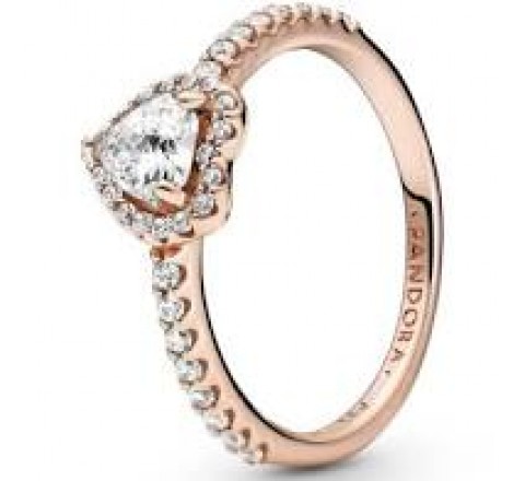 ANILLO PANDORA 188421C02-58 N?18 PLATA ROSADA CIRCONITA