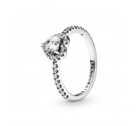 ANILLO PANDORA 198421C01-52 N?12 PLATA CORAZON CIRCONITA