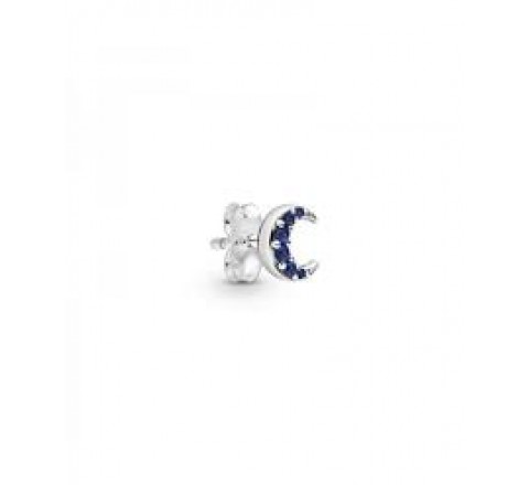 PENDIENTE PANDORA ME 298534CO1 PLATA LUNA PIEDRAS AZUL