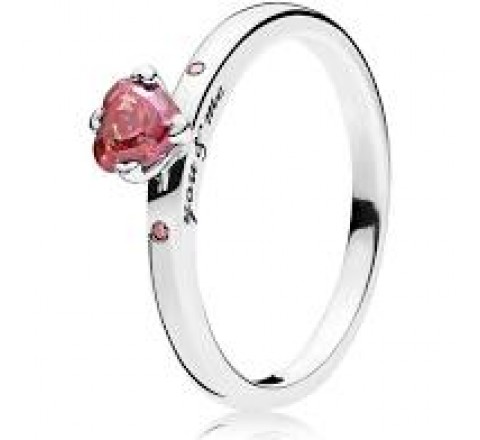 ANILLO PANDORA 196574CZRM-48 N?8 PLATA CIRCONITA ROSA Tú y yo