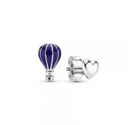 PENDIENTES PANDORA 298058EN195 PLATA GLOBO AZUL Y CORAZON