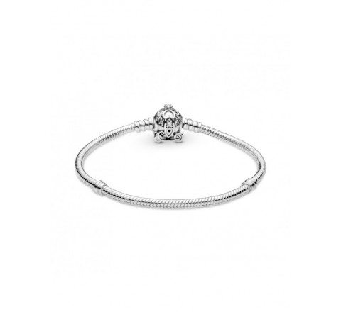PULSERA PANDORA 599190C01-17 PLATA BROCHE CARROZA