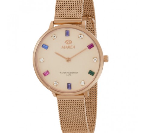 RELOJ MAREA CAJA Y ARMIS ACERO ROSADO B41290/4