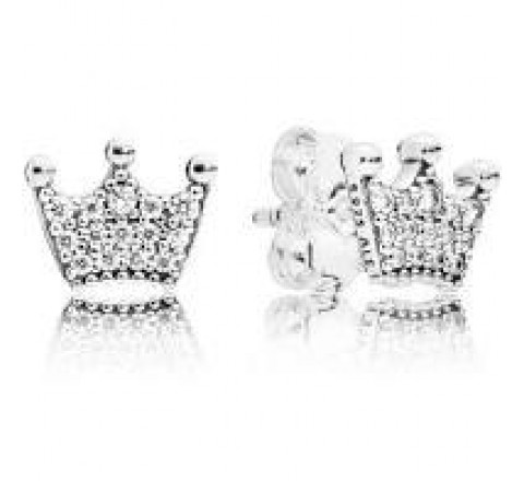 PENDIENTES PANDORA 297127CZ PLATA CORONA CIRCONITAS