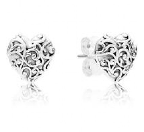PENDIENTES PANDORA 297693 PLATA CORAZON