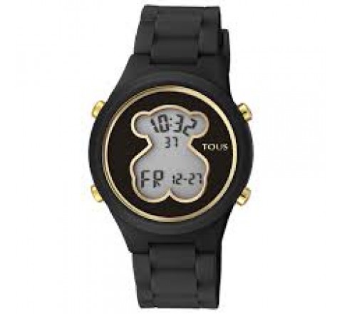 RELOJ TOUS 000351590 DIGITAL CORREA SILICONA NEGRA